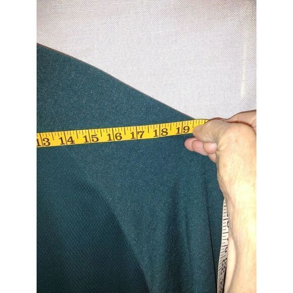 REEBOK MENS 1/4 ZIP LONG SLEEVE PULLOVER SHIRT SIZE XL Green Speedwick REEcycled - Picture 5 of 7